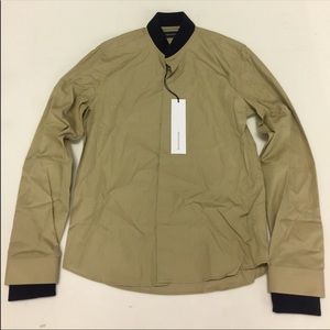 Kris Van Assche shirt with rib collar and cuff